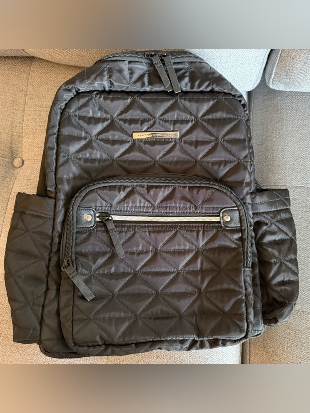 NWOT! Kenneth Cole Reaction Diamond Quilted 15-inch Laptop and Tablet Backpack!